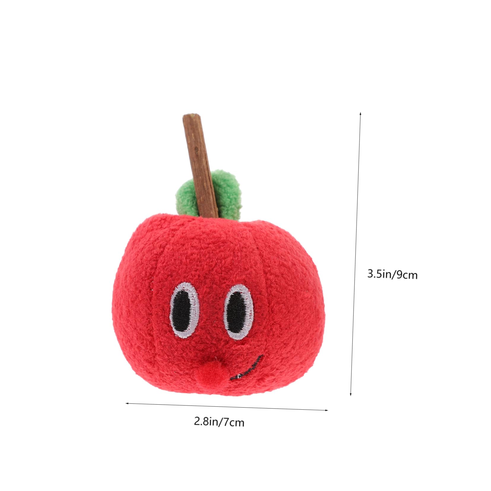Happyyami Jouet pour Chat Silvervine de Fruit, Peluche Rouge | Actinidia Polygama, pour Chats, Lot de 1, Présent pour Amis Félin à Maison