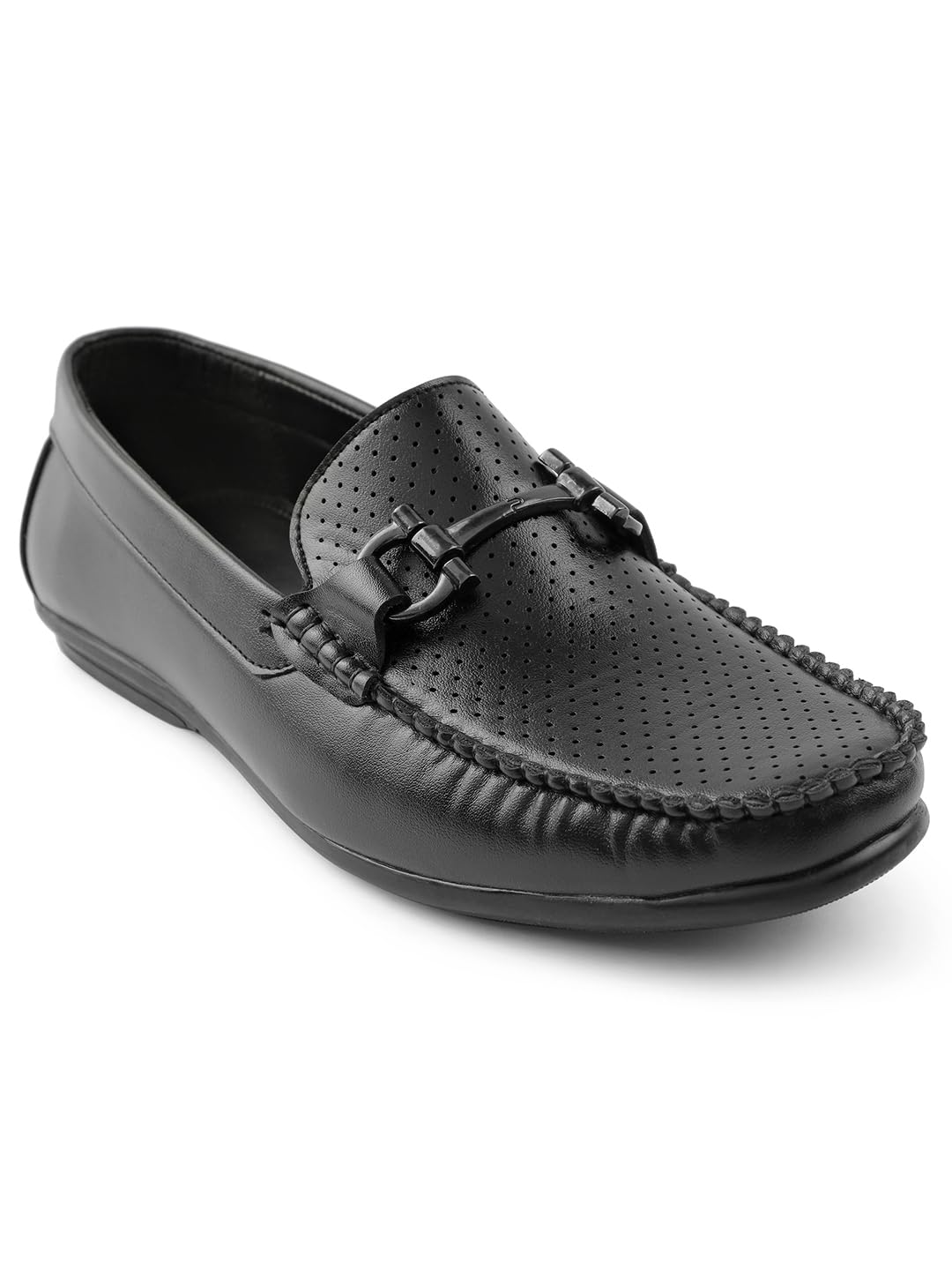 Fortune HML-10E Loafer Shoes for Men - Brown, Black, Non-Lacing Casual Formal Slip-On Loafers Stylish Shoes Ideal for Office, Party, Wedding, Kurta - Comfortable Lightweight-image-16