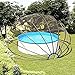 Produktbild KOIECETA Pooldach Poolüberdachung 550x275cm Pool Pavillion Zelt Gartenpavillion Gartendach Cabrio Dome Poolabdeckung Dach für Aufstellpool
