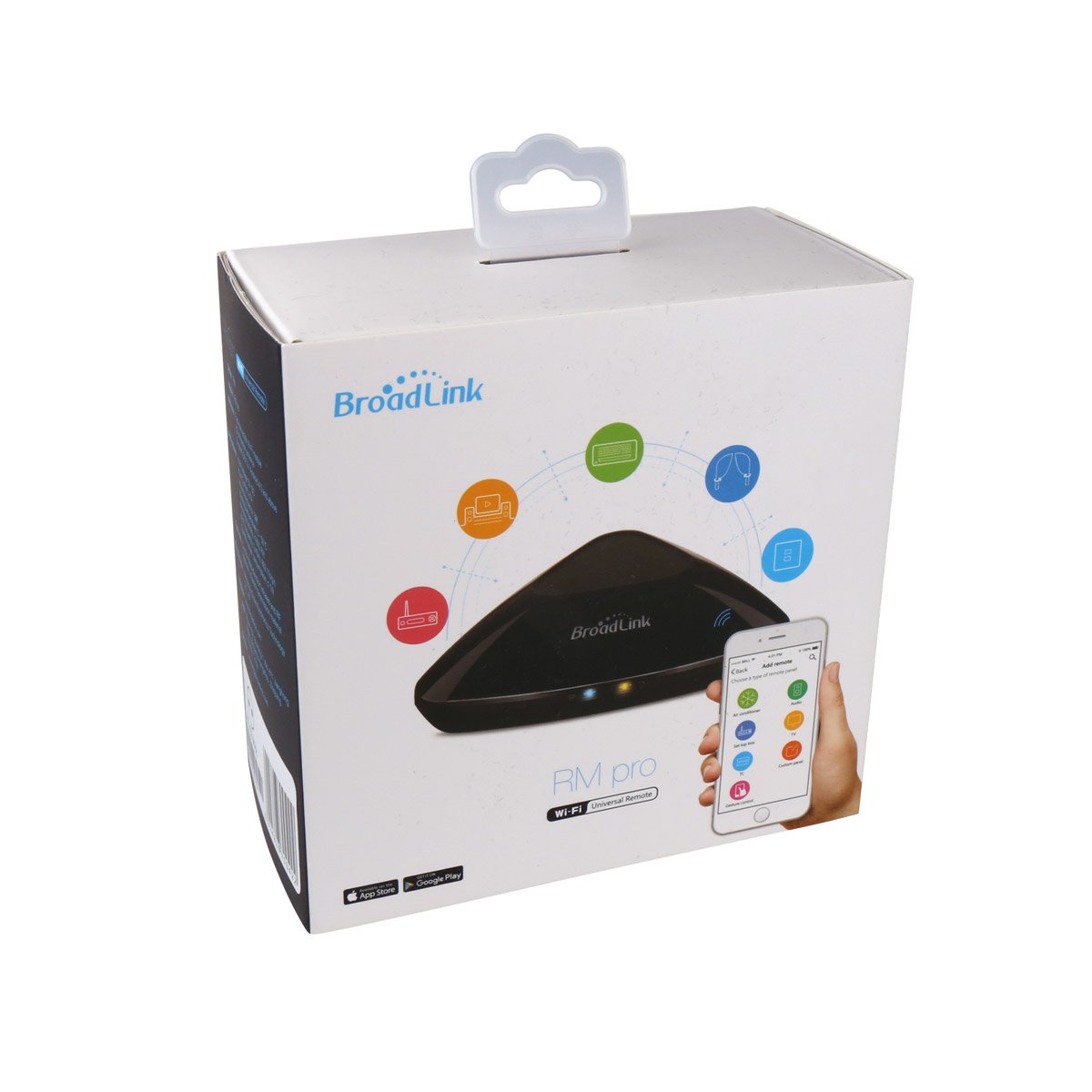 Broadlink RM Pro+ RM-Mini3 Black Bean - Mando a distancia universal con wifi y control de aplicaciones. 5.5 x 5.5 x 3