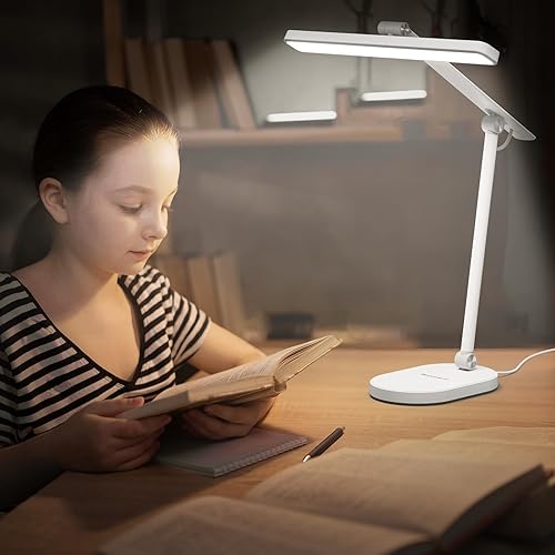 Miniatura 7 de Honeywell Lámpara de escritorio para oficina en casa, H4 Sunturalux Luz de escritorio LED para cuidado de los ojos, lámpara de escritorio regulable
