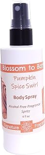 Blossom to Bath Pumpkin Spice Swirl Body Spray (4 Ounce) - Phthalate Free Fragrance - Energizes Skin with a Warm Spicy Vanilla Scent