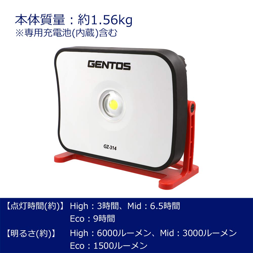 Amazon.co.jp: GENTOS(ジェントス) 投光器 LED ワークライト AC電源