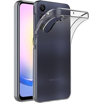 AICEK Compatible with Samsung Galaxy A25 5G Case Transparent Silicone Mobile Phone Case for Samsung A25 5G Case TPU Protective Bumper Crystal Clear Case