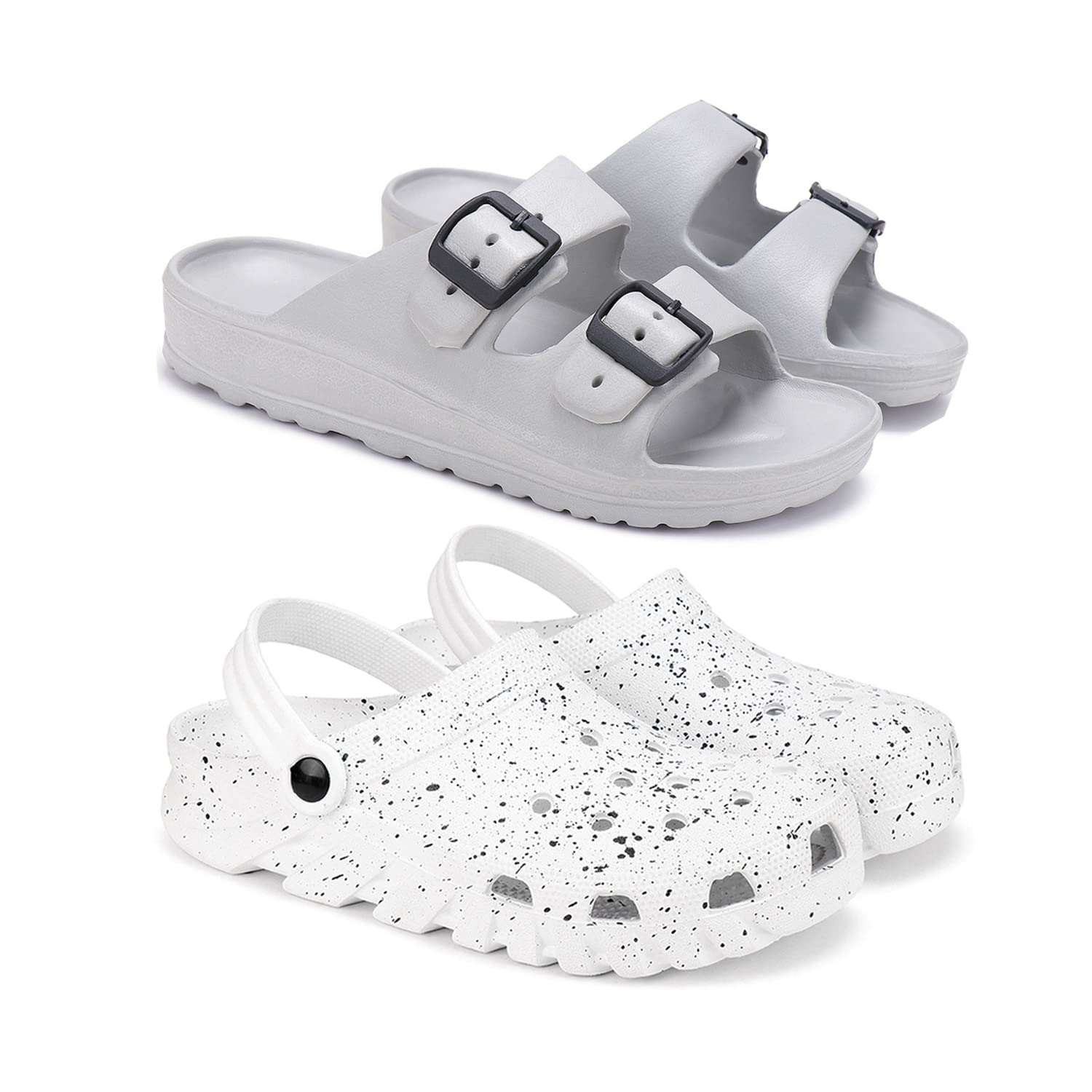 BERSACHE Chappal for Men | Casual Slippers FILP-Flops for Men (Pack of 2) Combo(RR)-1903-1821-7 (Multicolor) (B0BVBJYV8G) Amazon Price History, Amazon Price Tracker