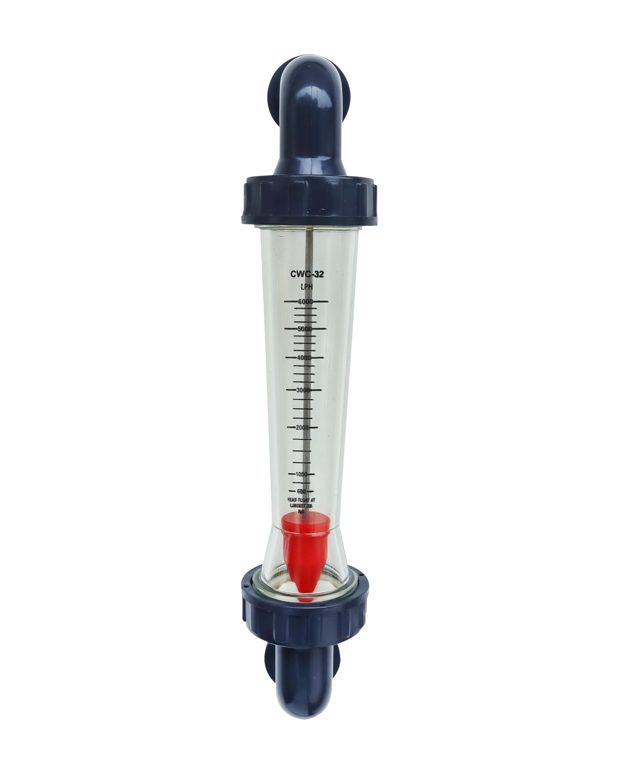 SKADIOO Rotameter 6000 LPH Flow Rate | 1.2" Inch (32mm) in-Out | Acrylic Panel Mount Flow Meter for Industrial Water Systems-image-23
