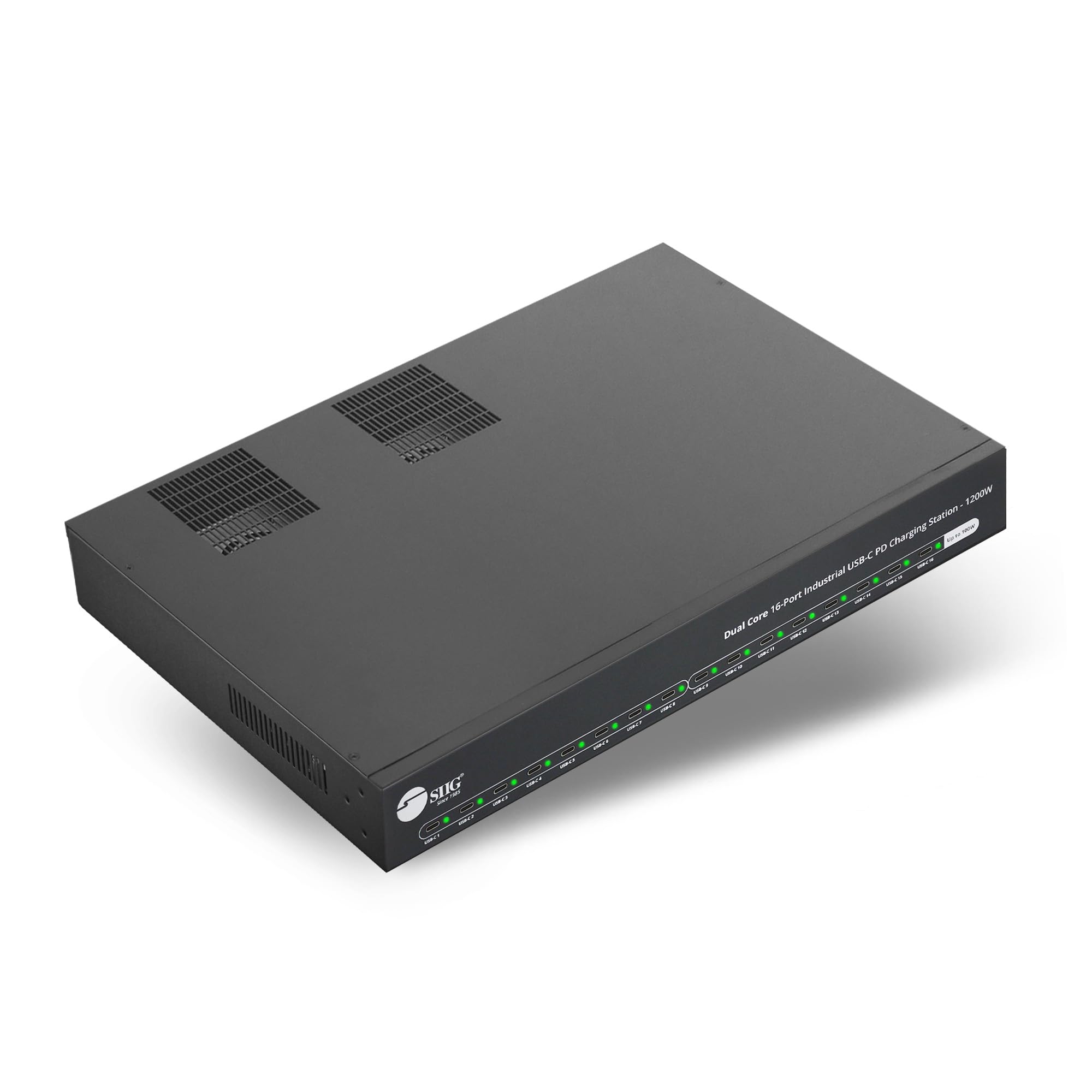 HIGH-POWER OUTPUT SIIG ID-US0G11-S1 DELIVERS 1200W TOTAL OUTPUT ACROSS 16 USB-C