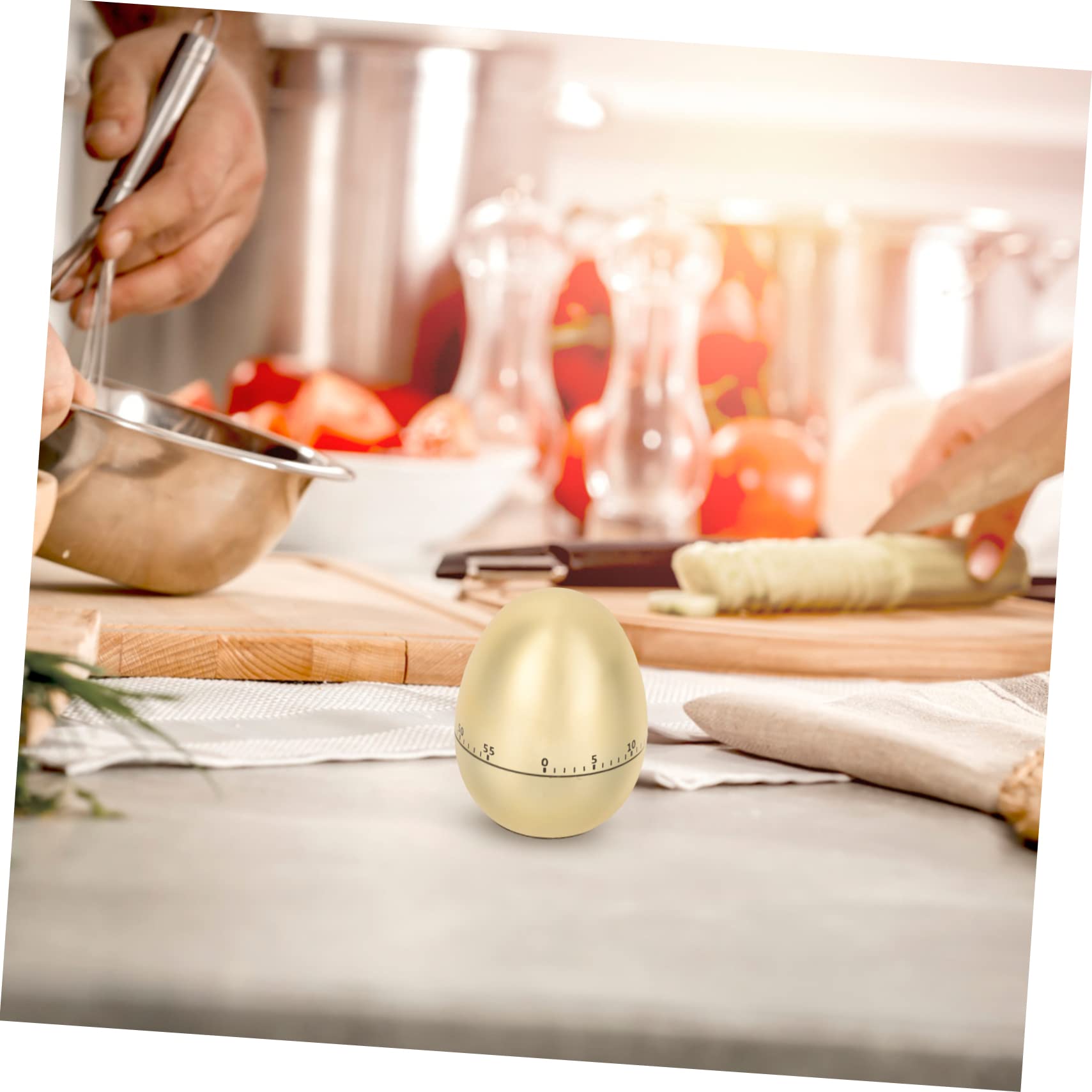 BESTonZON 4stücke Kreativer Mechanischer Eieruhr Timer Einfacher Countdown Für Kochen Und Backen Robustes Leicht Und Tragbar Für Haus Büro Und Studium