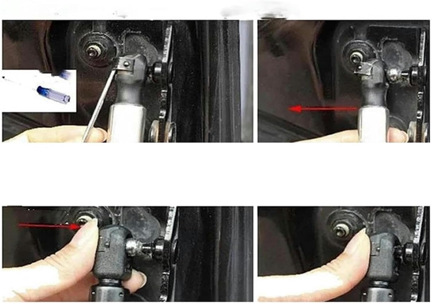 Car Rear Tailgate Shock Rod Struts Boot Gas Tailgate Gas Struts Hydraulic Rod for Kia Rio II 2005-2008 2009 2010 2011 490 mm Hatchback