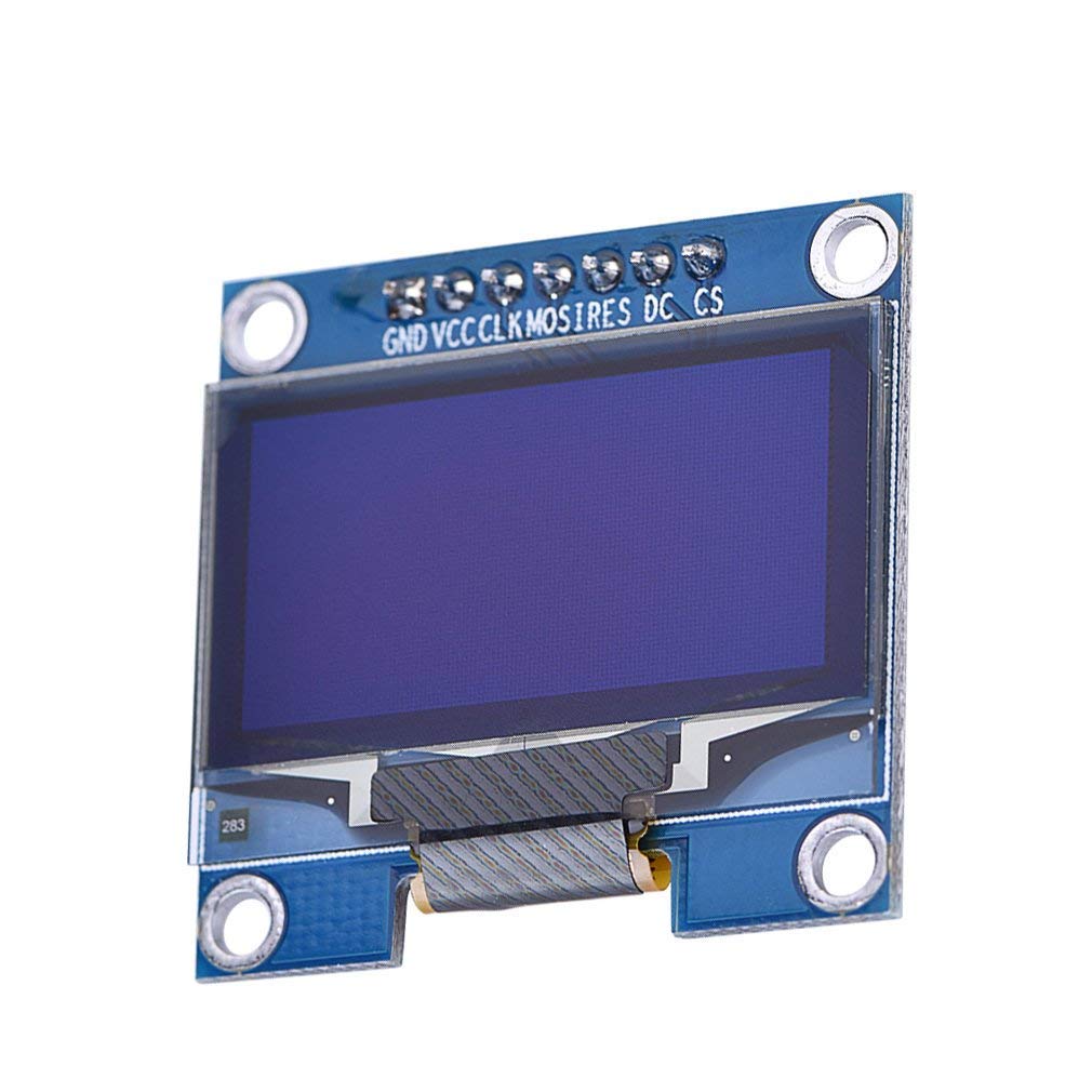 2 Display OLED SSH1106 1.3 Pollici 128x64 Per Arduino - Bianco, Interfaccia SPI, Basso Consumo