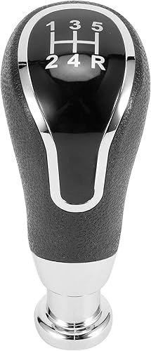 Kuuleyn Pomo de palanca de cambios, diseño ergonómico, antidesgaste, estilo único y delicado, duradero, piel sintética, material plástico, palanca
