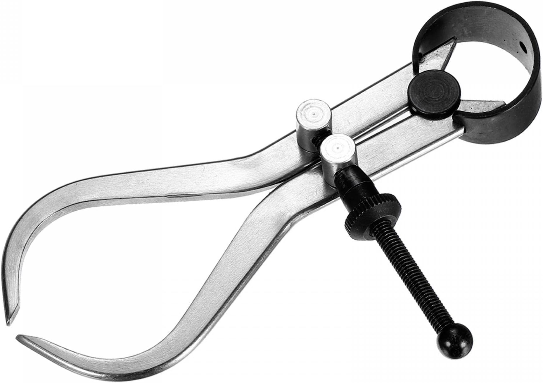 uxcell Spring Outside Caliper 5 Inch Stainless Steel Adjustable Spring Caliper Bent-Leg for Wood Turning Lathe Projects