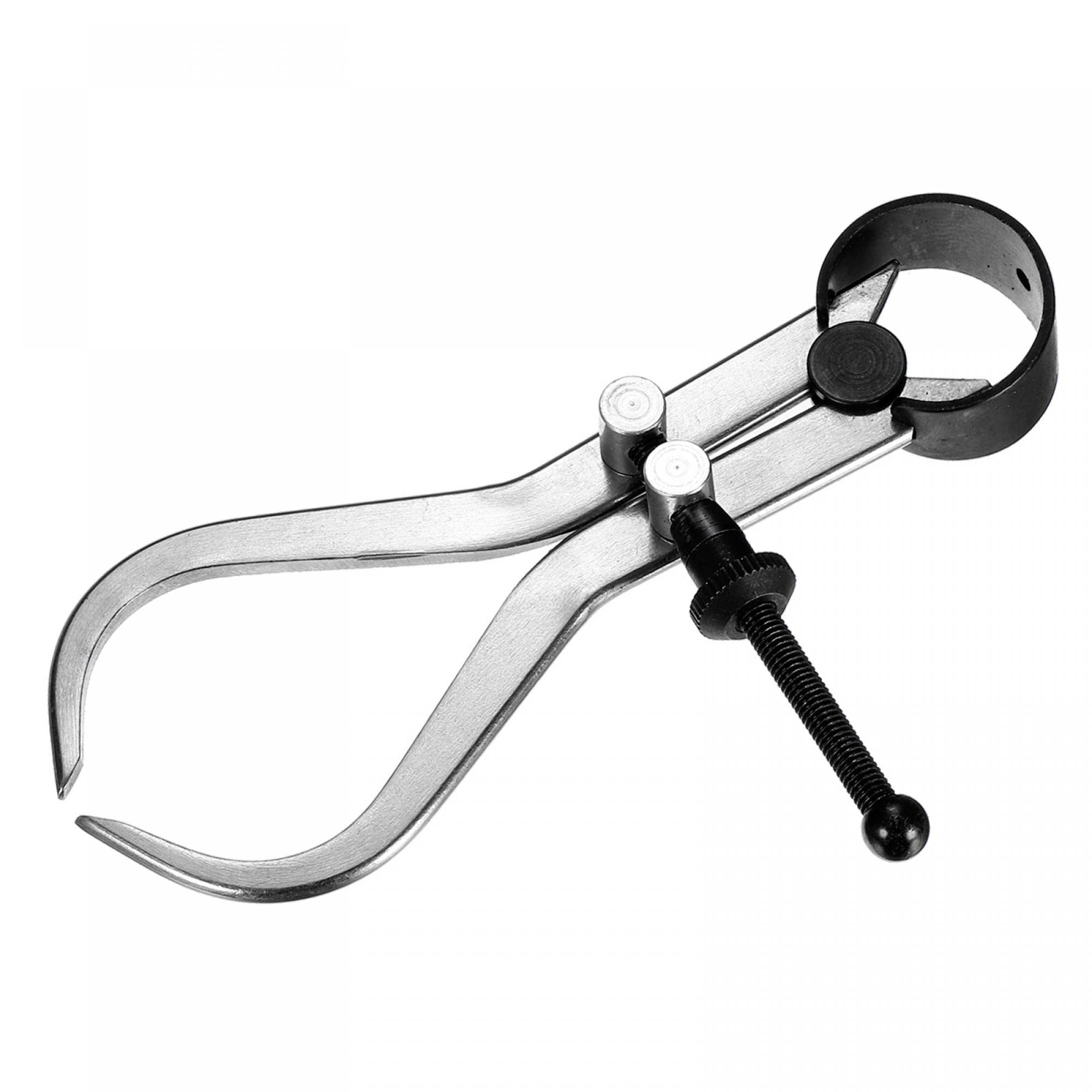 uxcell Spring Outside Caliper 5 Inch Stainless Steel Adjustable Spring Caliper Bent-Leg for Wood Turning Lathe Projects