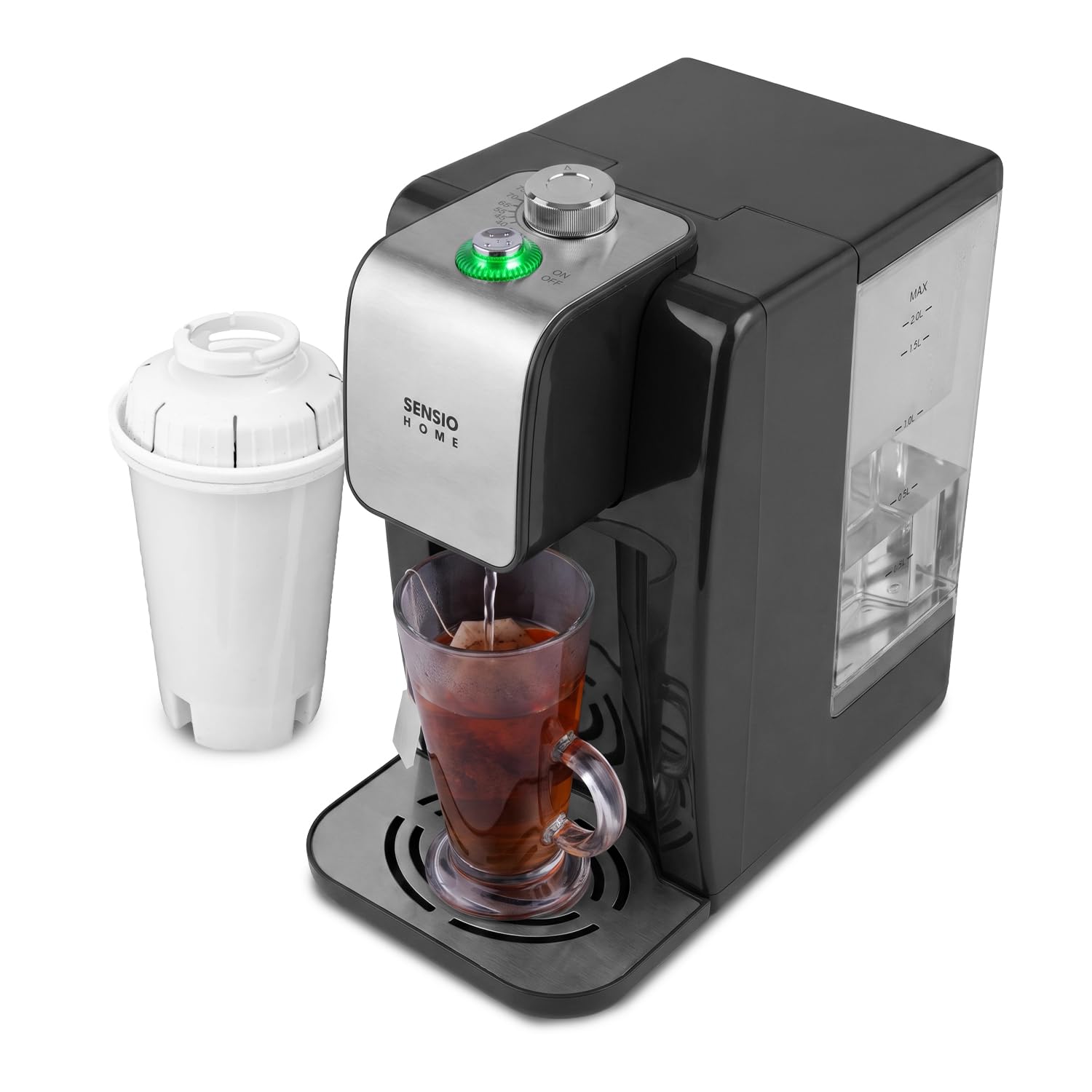 Sensio Home Instant Hot Water Dispenser Integrated Water Filter 2.2L Variable