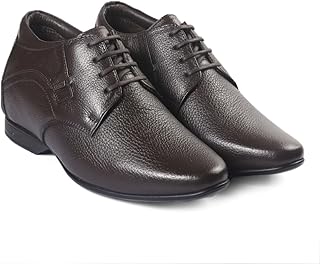 yuvrato baxi Men's 3 Inch Hidden Height Increasing Faux Material with Casual Formal Laceup Derby Boot.-picture-23