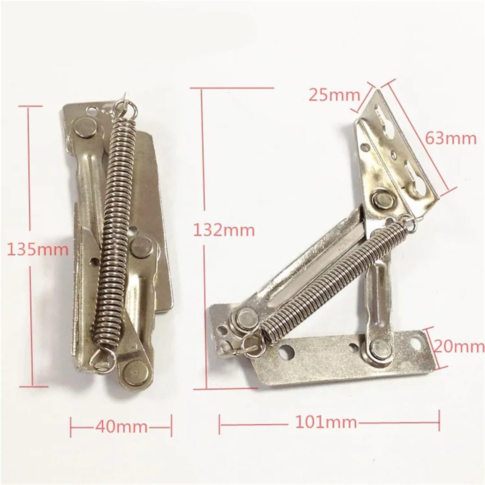 Cerniera Di Chiusura Del Mobile 2 pz. Cerniera a molla for divano letto pieghevole 10 kg 80 gradi for porta dell'armadio, cerniera for supporto superiore, cerniere for mobili Per La Porta Dell'Armadio
