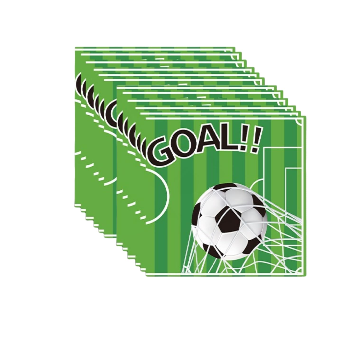 220 Tovaglioli in carta 33 X 33 Calcio - Magic World Party