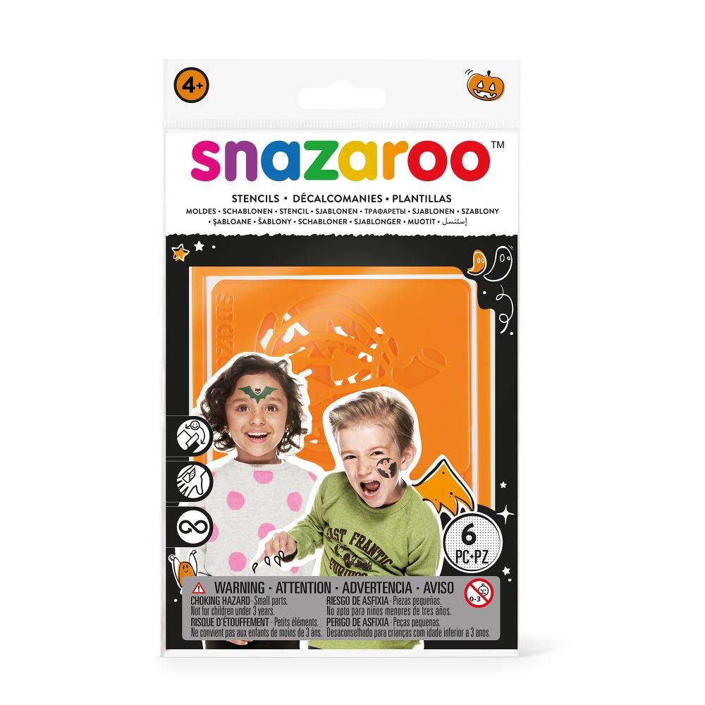 Buy Snazaroo Face Paint Stencils, Halloween Set of 6 Online at