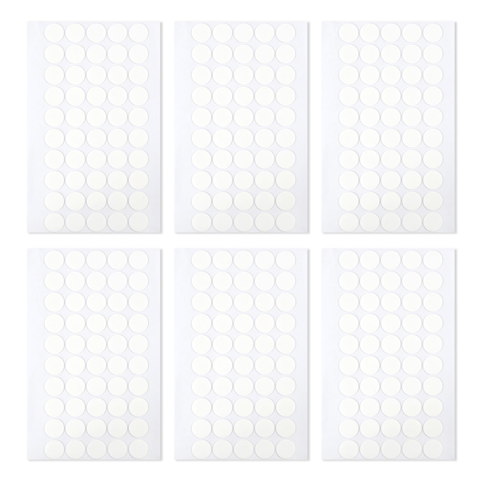 300 Stück Doppelseitige Klebepunkte, Transparente Doppelseitige Klebepunkte 20 mm Wasserdichte Runde Klebepads Stark Haftend für DIY Basteln Dekoration Glas Wand Montage Rückstandsfrei
