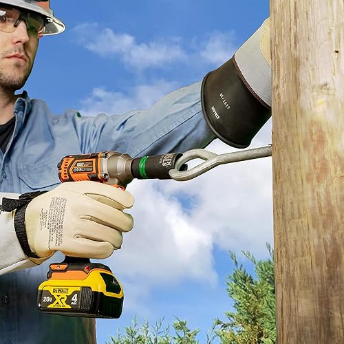 Miniatura 3 de Klein Tools 66090 Juego de llaves de impacto de 12 pulgada, diseño ranurado 2 en 1, enchufes profundos de 12 puntos, para llaves de impacto, incluye