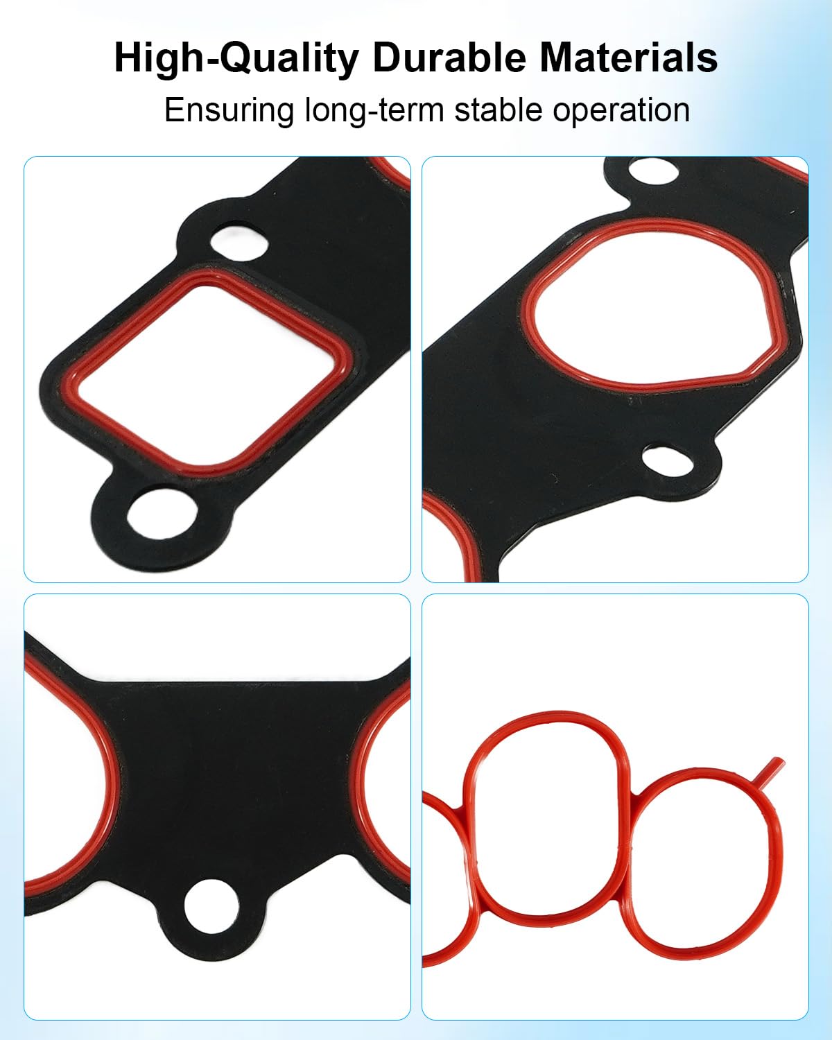 17178-20010 Manifold Gasket Set Fit for Lexus ES300 RX300 Toyota Avalon Camry Highlander Sienna Solara 1994-2004 Replace 17178-20020 MS19565 037-6181 17176-20020 13103800 037-6035