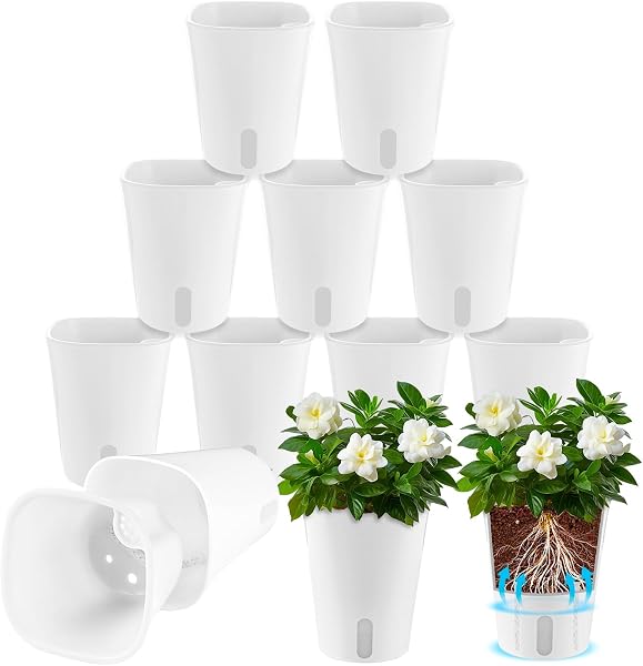 AKOLAFE Selbstbewässerungstopf 9,5cm, 12er Set