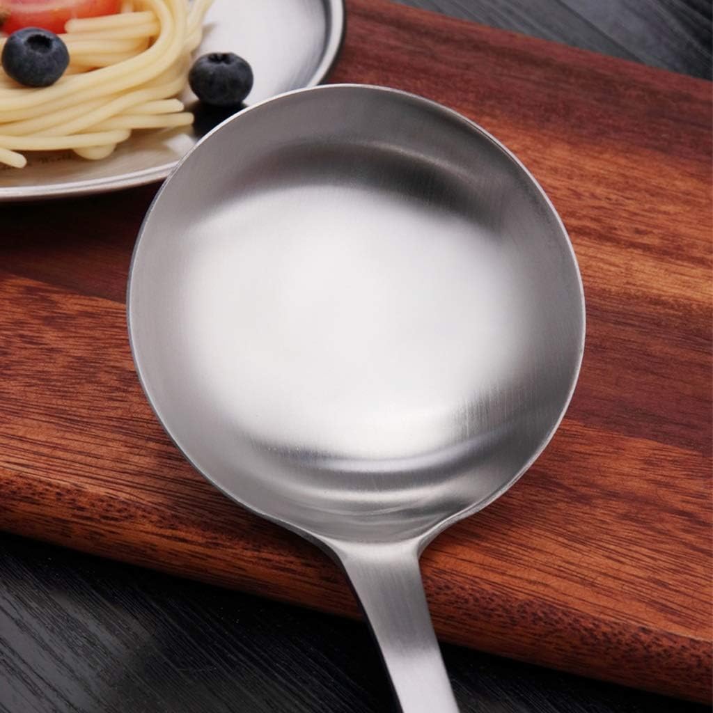 GLigeT Tablespoons 2-piece Set Stainless Steel Kitchen Cooking Sauce Spoon Long Handle Serving Spoon Elegant Kitchenware Serving Spoon, Dingzhebo2022