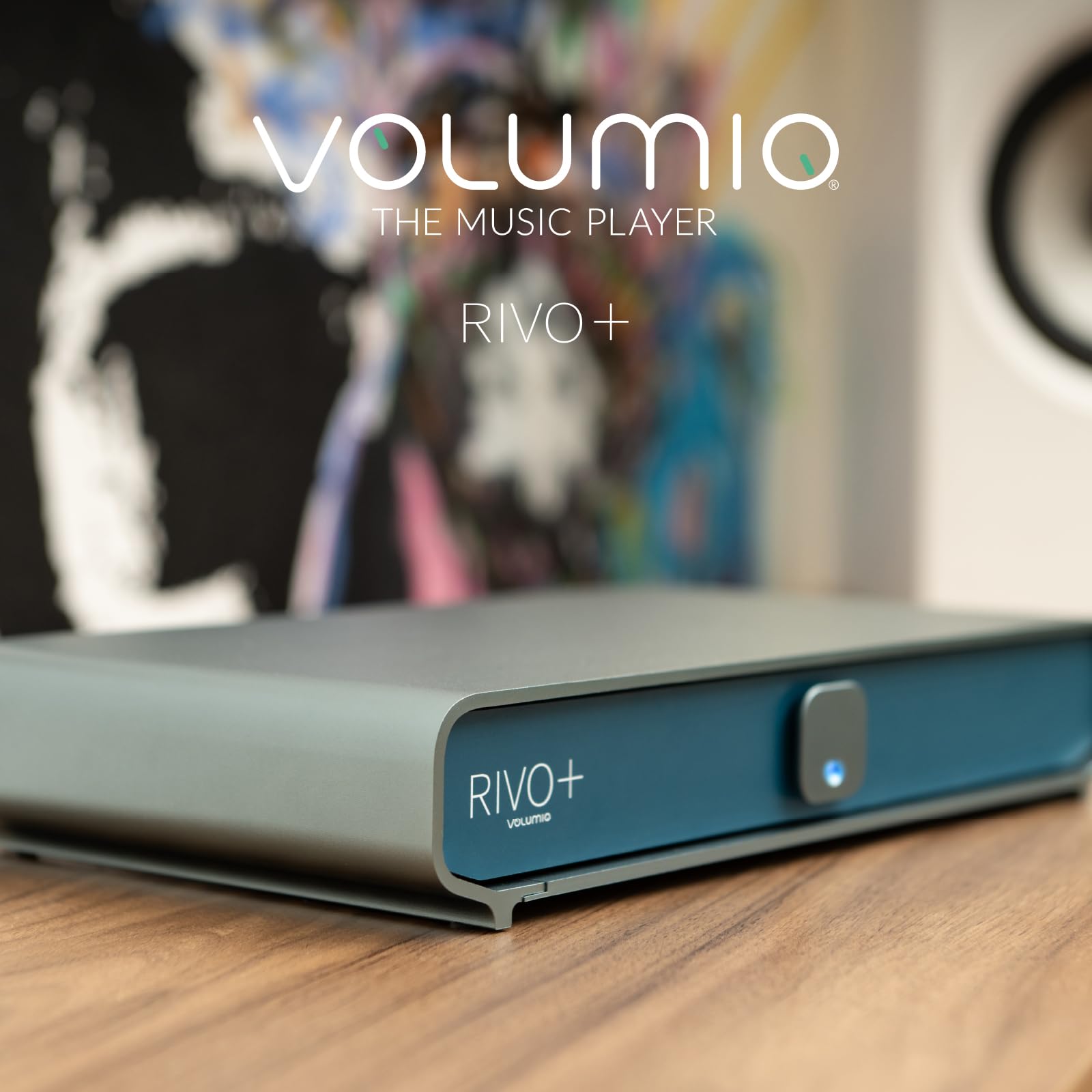Volumio Rivo Plus Streamer Digitale Audiofilo, Lettore Audio Digitale per DAC Esterno, DSD256, PCM 768 kHz/32 bit, Supporto AirPlay, Bluetooth 5.0, con App Dedicata