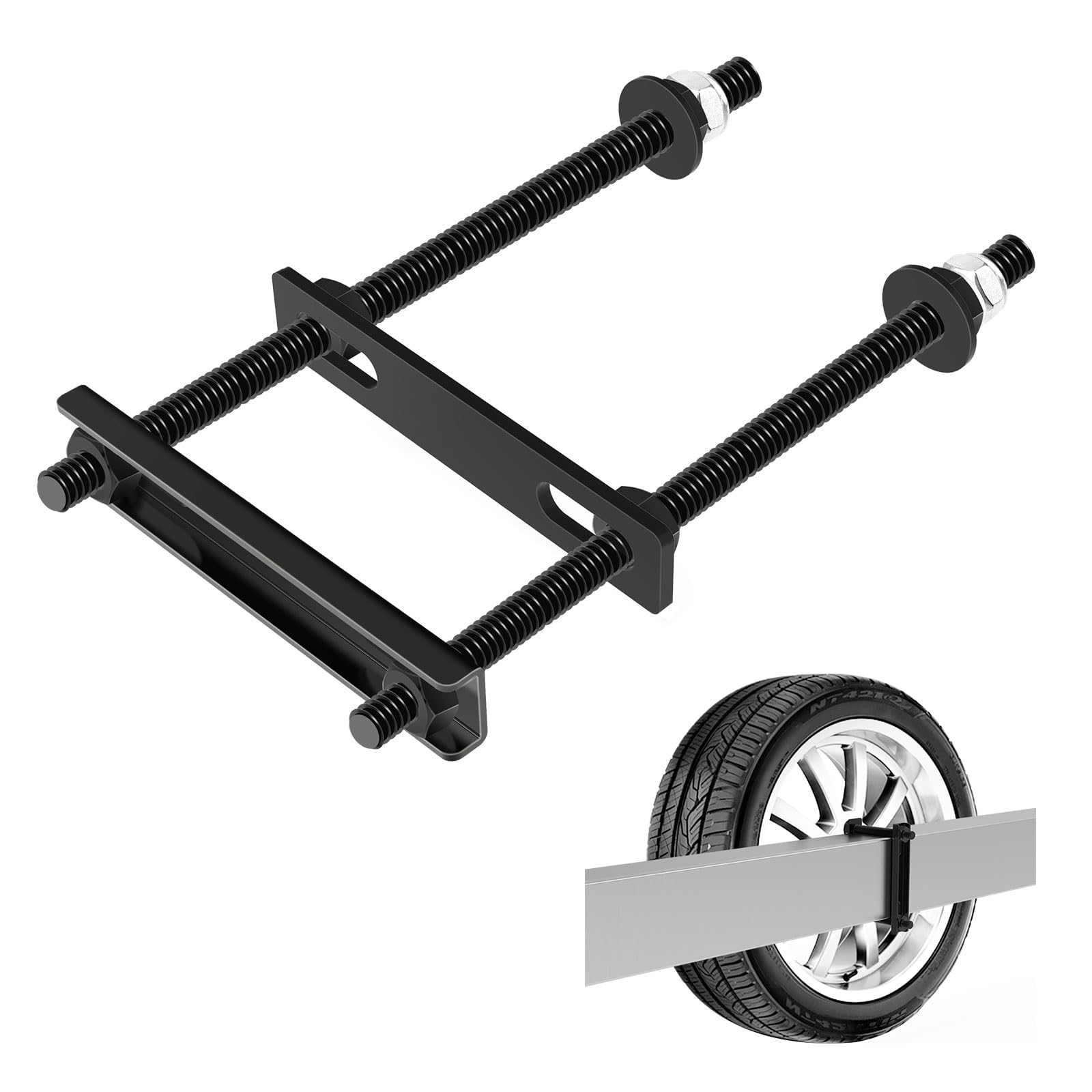 Extreme Max Bolt-On Spare Tire Carrier Mount Bracket – Heavy Duty For Utility And Boat Trailers