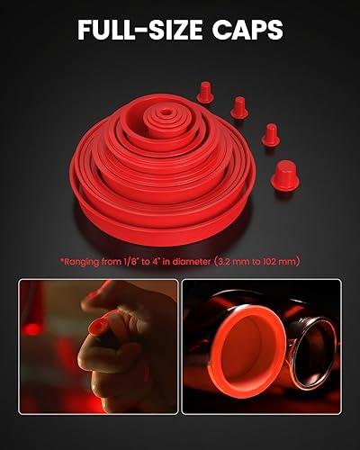 Miniatura 9 de ANCEL Máquina de humo automotriz S3000 PRO con bomba de aire integrada y manómetro de presión. Kit profesional de herramientas de diagnóstico de