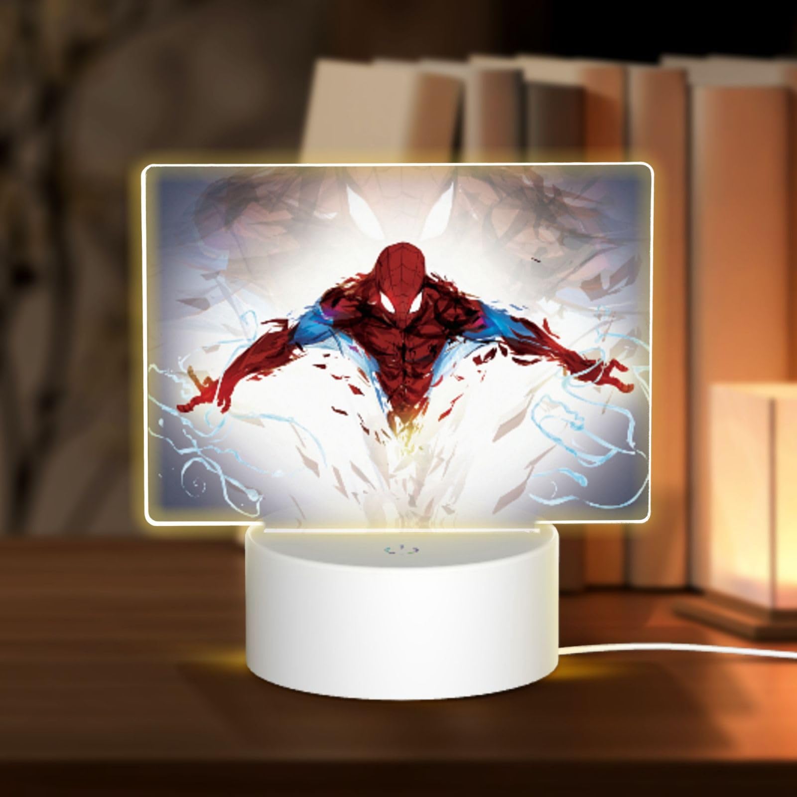 Amazon.co.jp : ナイトライト テーブルライト スパイダーマン ランプ