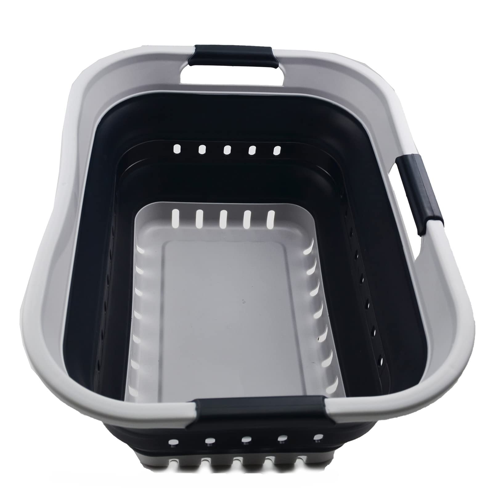 Saart 25Litri - Cesto portabiancheria pieghevole in plastica