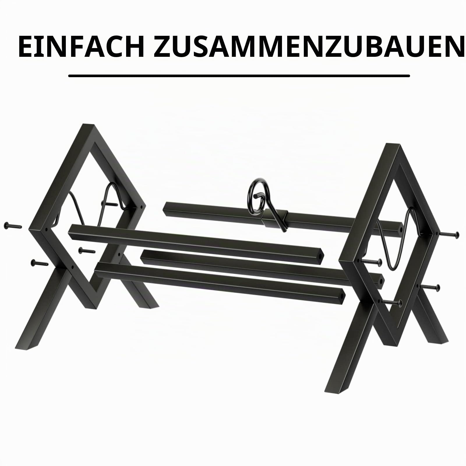 EKNITEY Schallplatten Aufbewahrung für 80–100 LPs Verhindert Verzug CD Regal für Zuhause, Büro Auch für Magazine Stabil Einfach Montage (Schwarz)