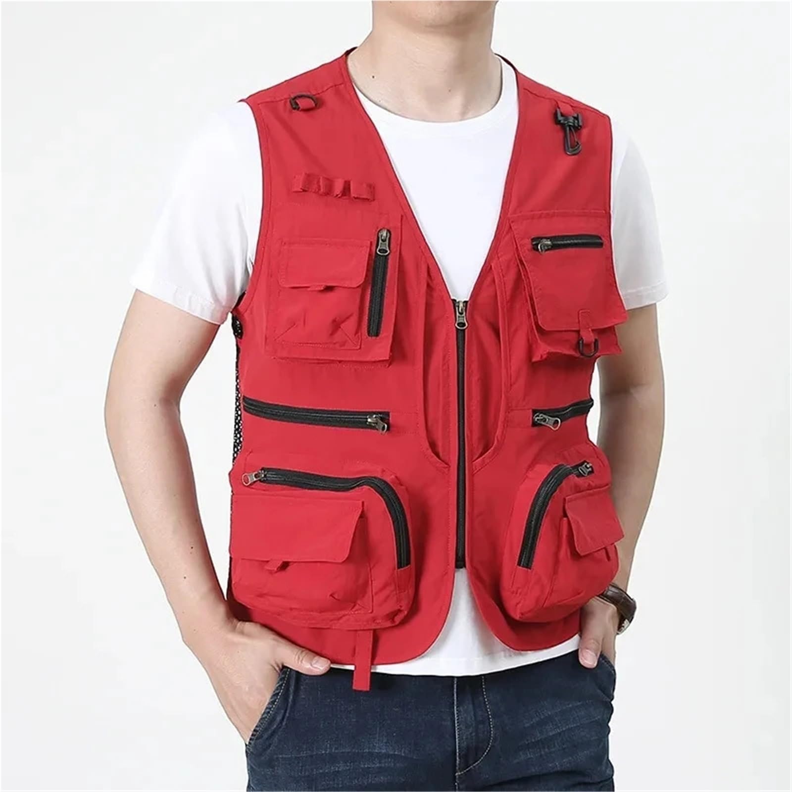 Gilet Porte-Outils Gilet de randonnée d'été multi-poches