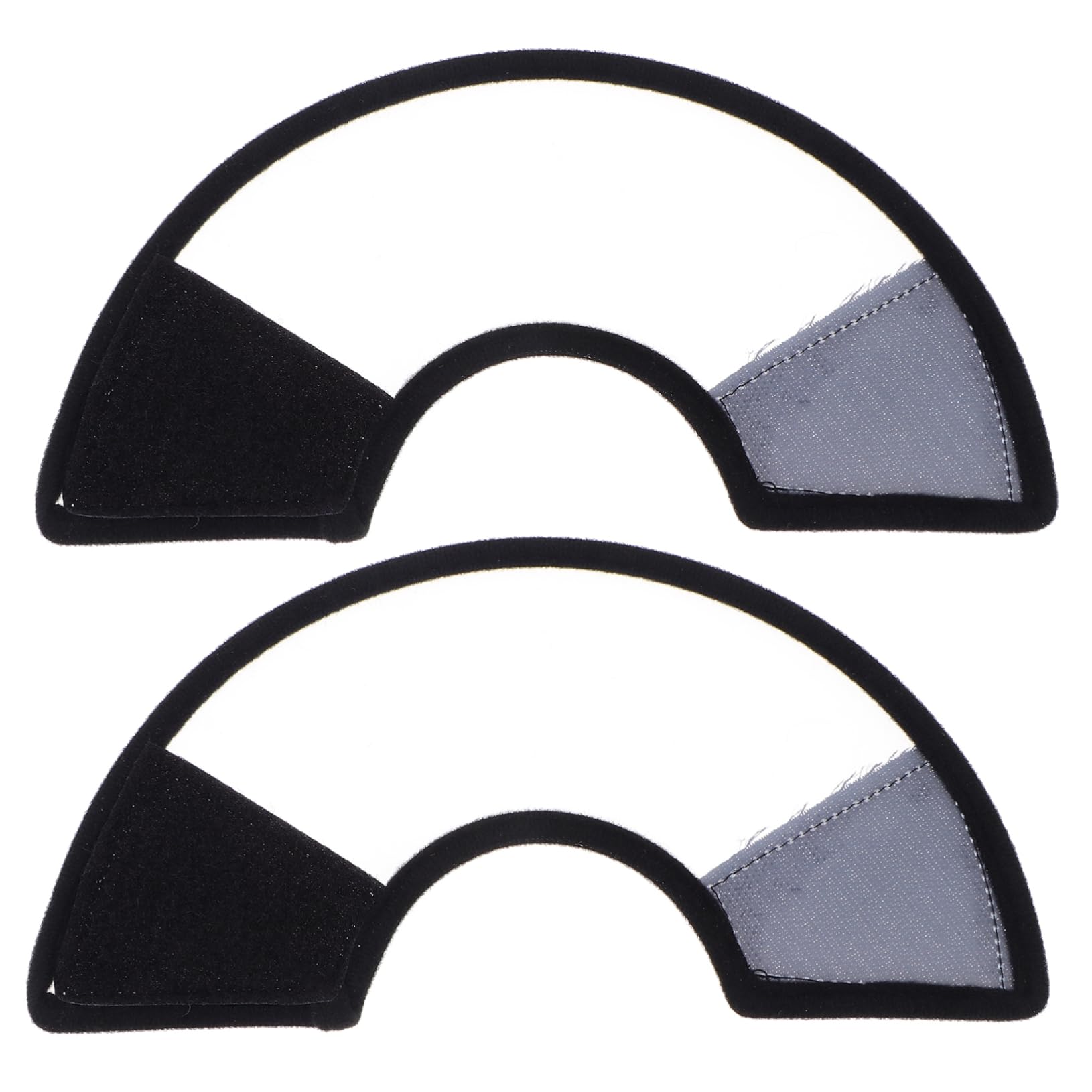 VICASKY 2Pcs Creative Hamster Collar Rings Protective Neckband for Pet Biting Design for Wounds Irritations Comfortable Adorable Look Multi Purpose Use for Hamsters