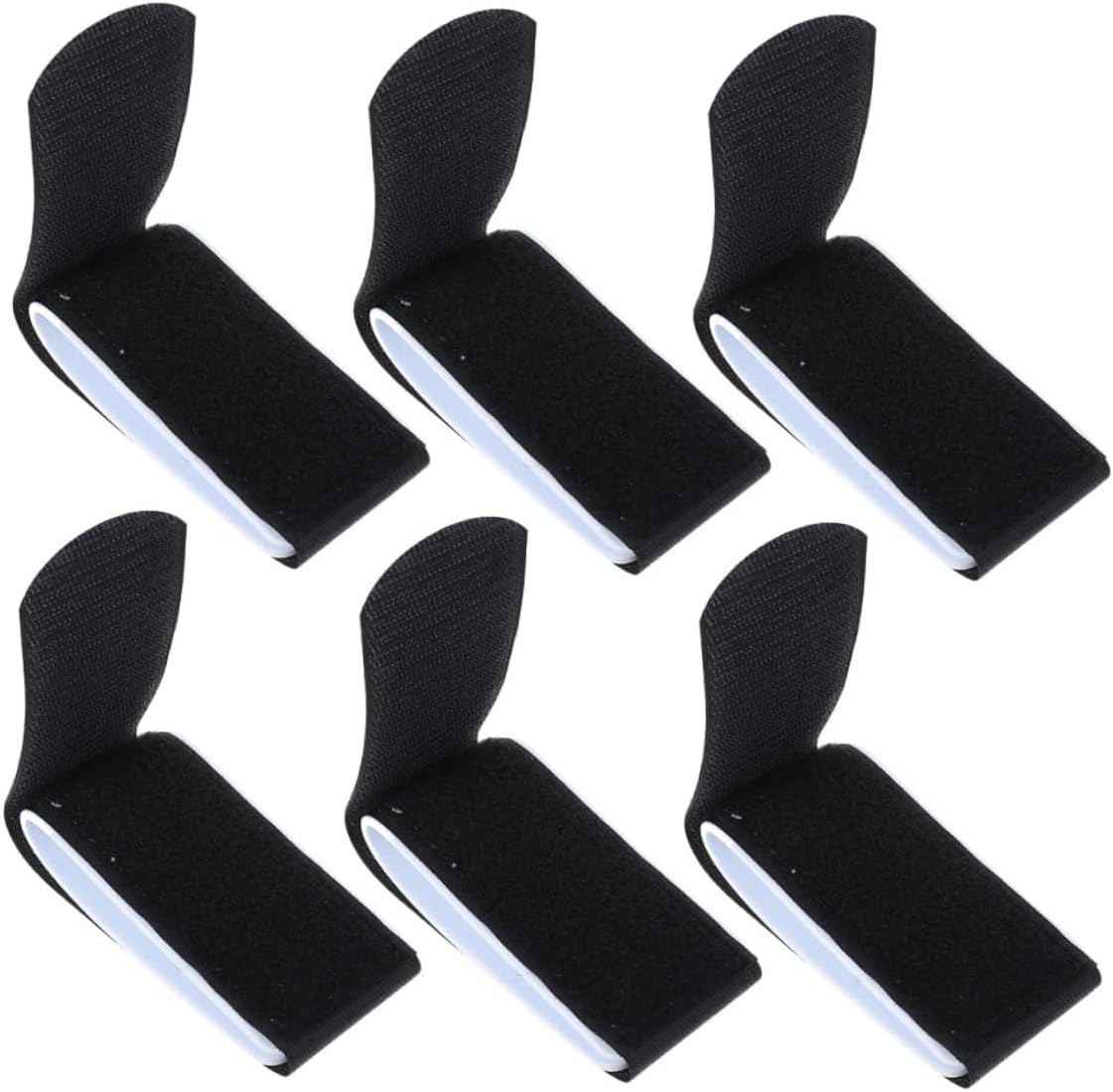 6pcs Snowboard Straps Sled Fixing Tape for Winter Sports Hook and Binding for Skiing and Snowboarding Gear
