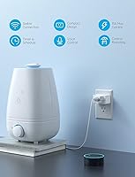Vista 3 de Govee Enchufe inteligente, enchufes Bluetooth WiFi, paquete de 2 funciona con Alexa y Google Assistant Bundle con Govee Smart Plug, enchufes WiFi