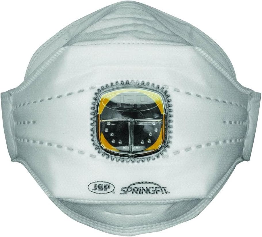 JSP Springfit 425mL FFP2 Disposable Dustmask with Typhoon Valve,medium/Large (BGA172-202-N00)