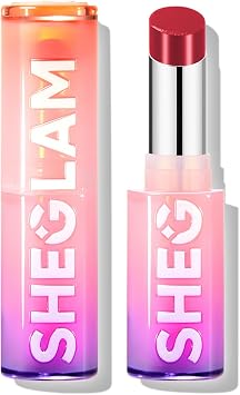 SHEGLAM Mirror Kiss High Shine High Gloss Lipstick Mirror Gloss with Moisturizing Oil - A Bold Plan