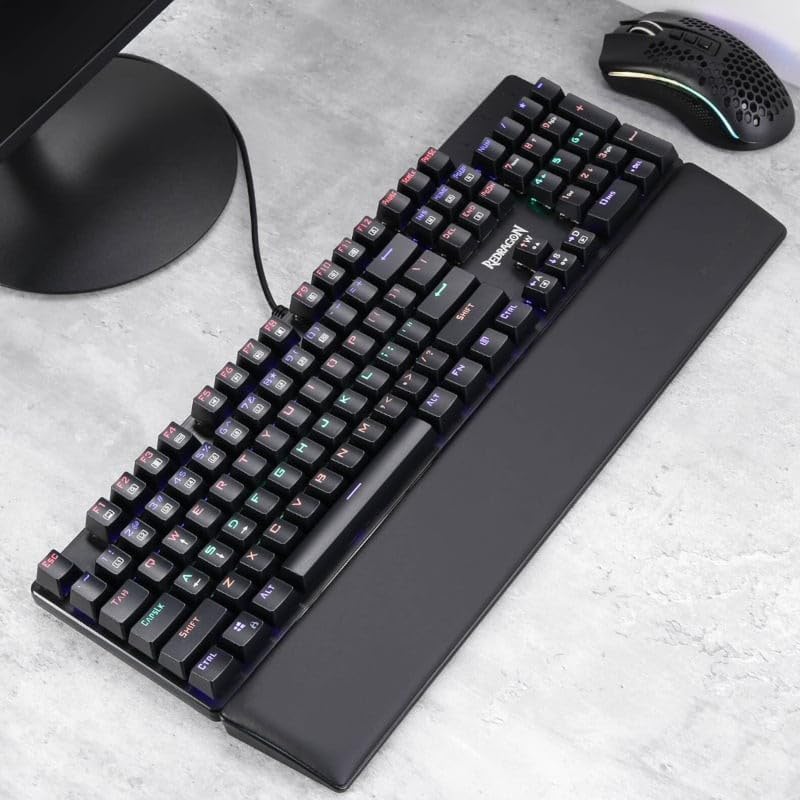 Redragon Full-Size Wired Keyboard (Modern, Ambidextrous, USB)