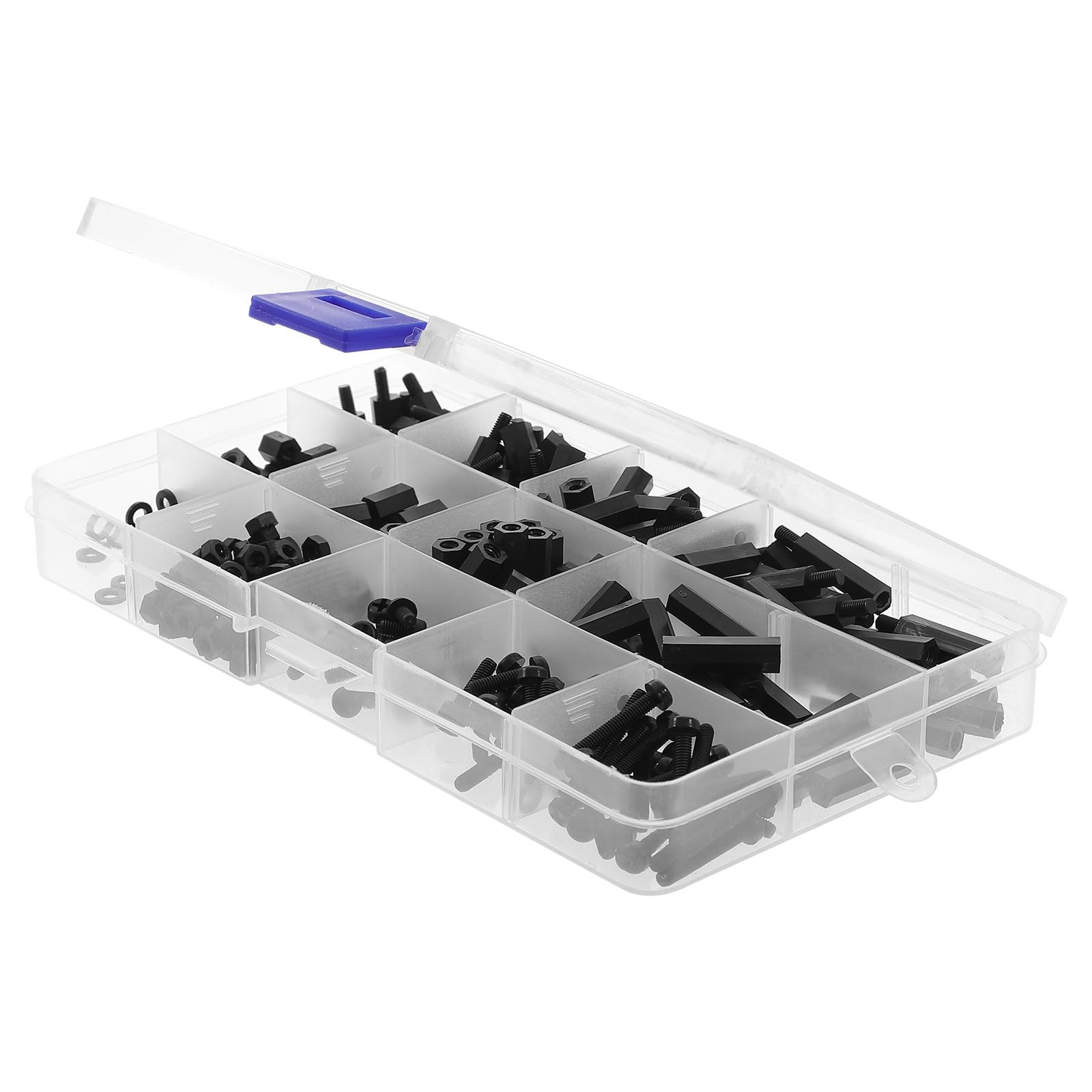 Tornillos y tuercas M3 de nailon negro POPETPOP separadores hexagonales para drones pcb 8