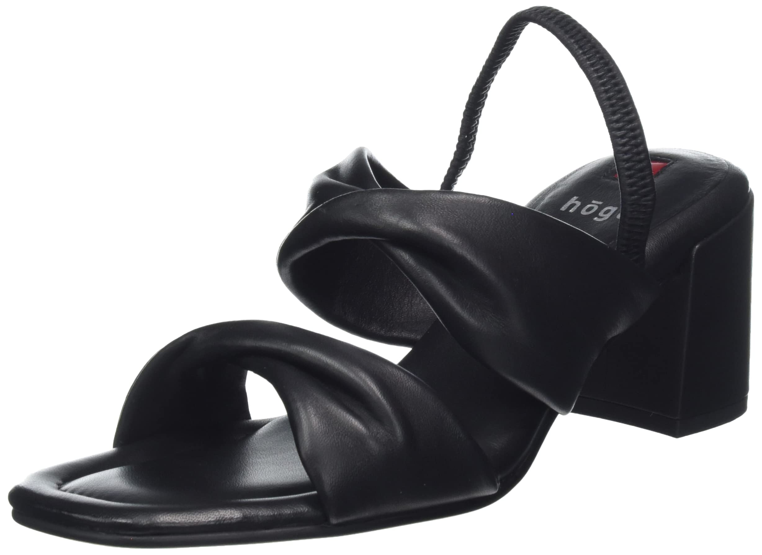 HÖGL Women's Denise Sandals, Black, 37.5 EU X-Weit