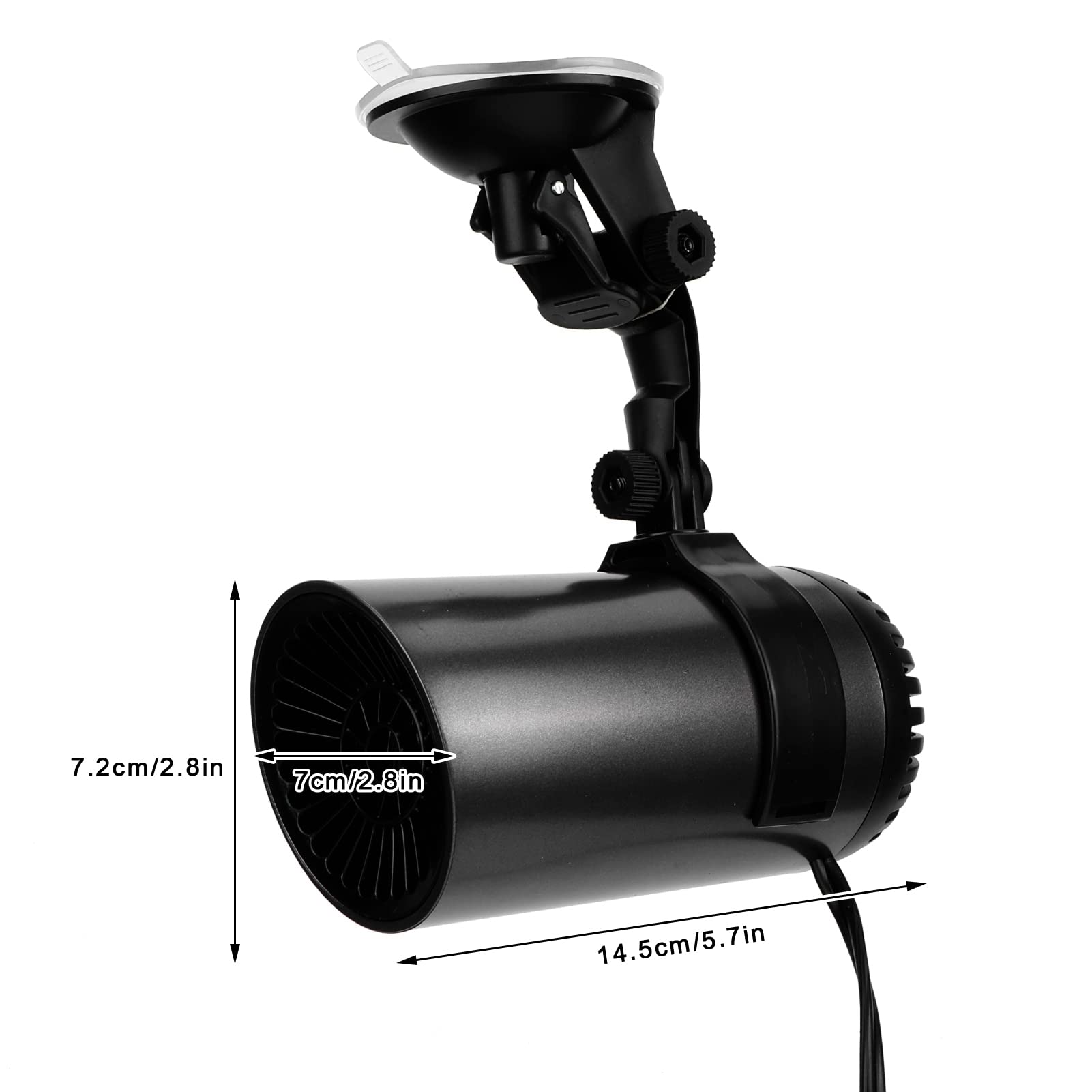 Campo para Acampar Calefacción de 12V, Calefacción de Automóvil, 150W Portátil Portable 2 en 1 Enfriamiento Automático Calefacción Calefacción para Calefacción de 12 V