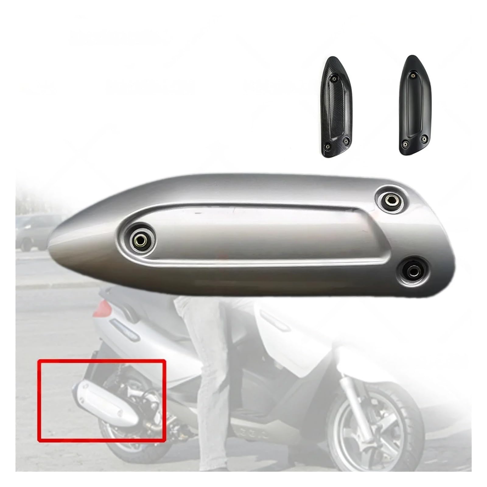 Escudo Térmico Tubo Escape para X7 X8 X9 125 200 250 X para Accesorios De Motocicleta para EVO Juego De Cubierta De Tubo De Escape