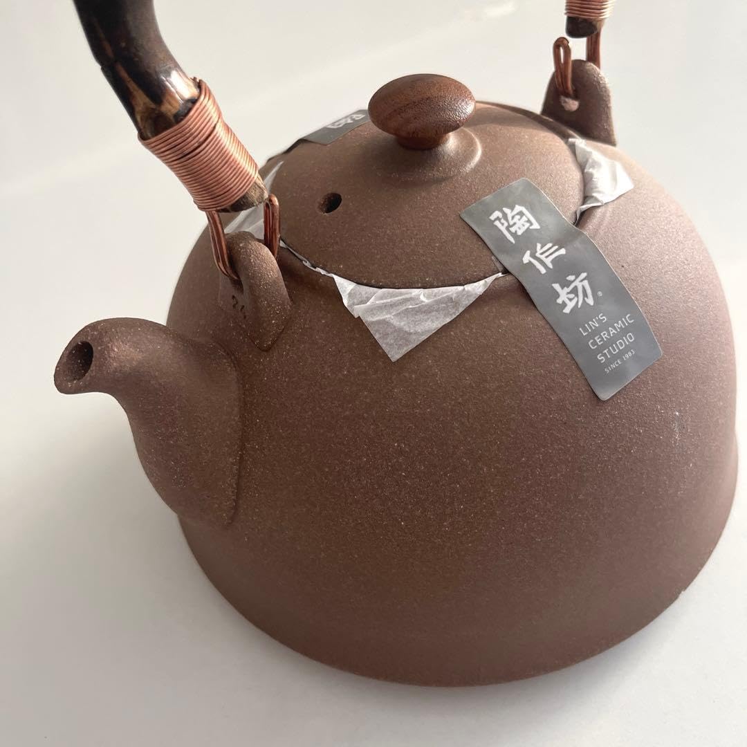 台湾 陶作坊 焼水壺 煮水器 電熱器セット 中国茶器 中国茶 Amazon.co.jp: 台湾・陶作坊の煮水器、焼水壺、やかん、急須としても