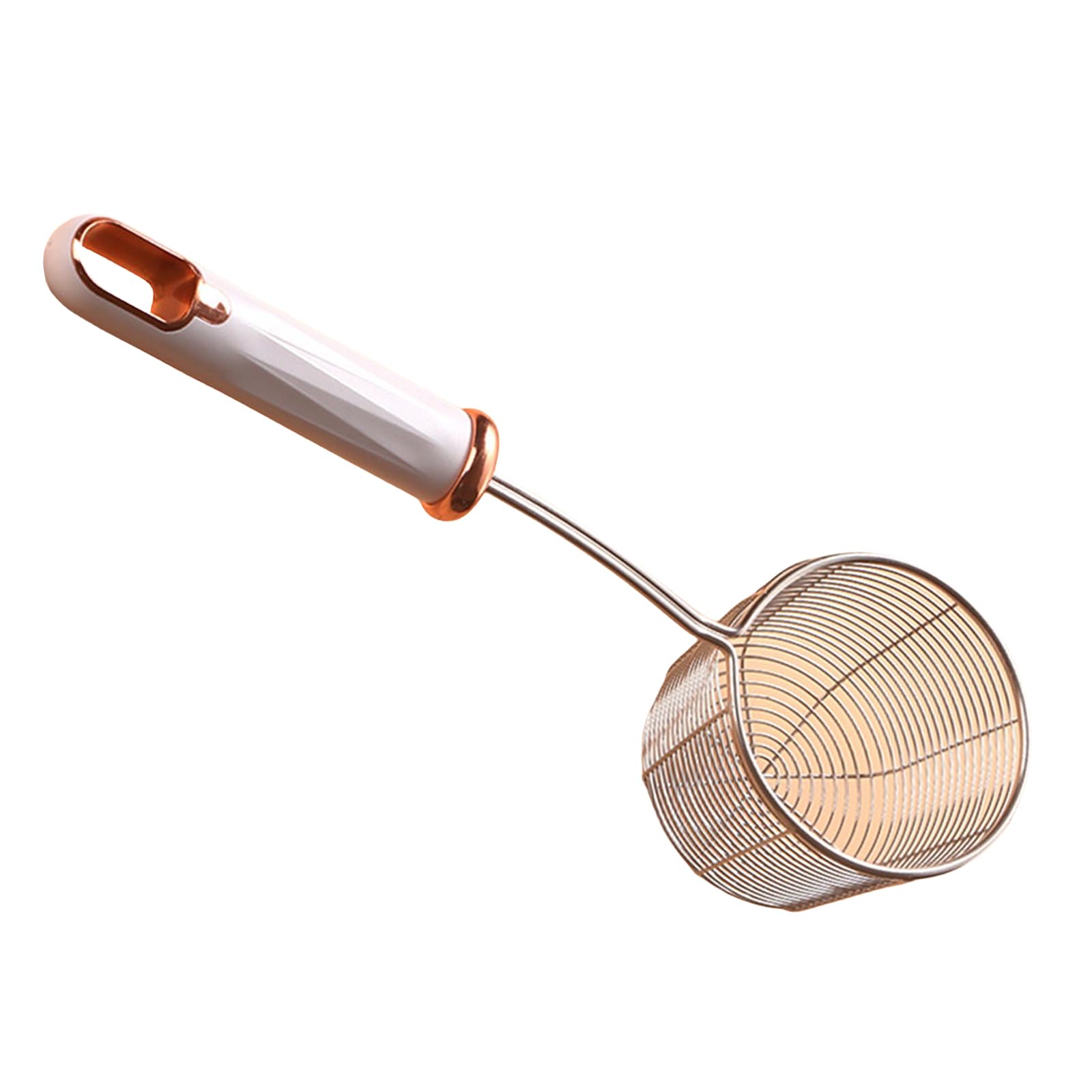 Elnwnnkc Stainless Steel Long Handle Colander Skimmer Thickened Deepening Strainer Spoon Kitchen Accessories Frying Tool Skimmer