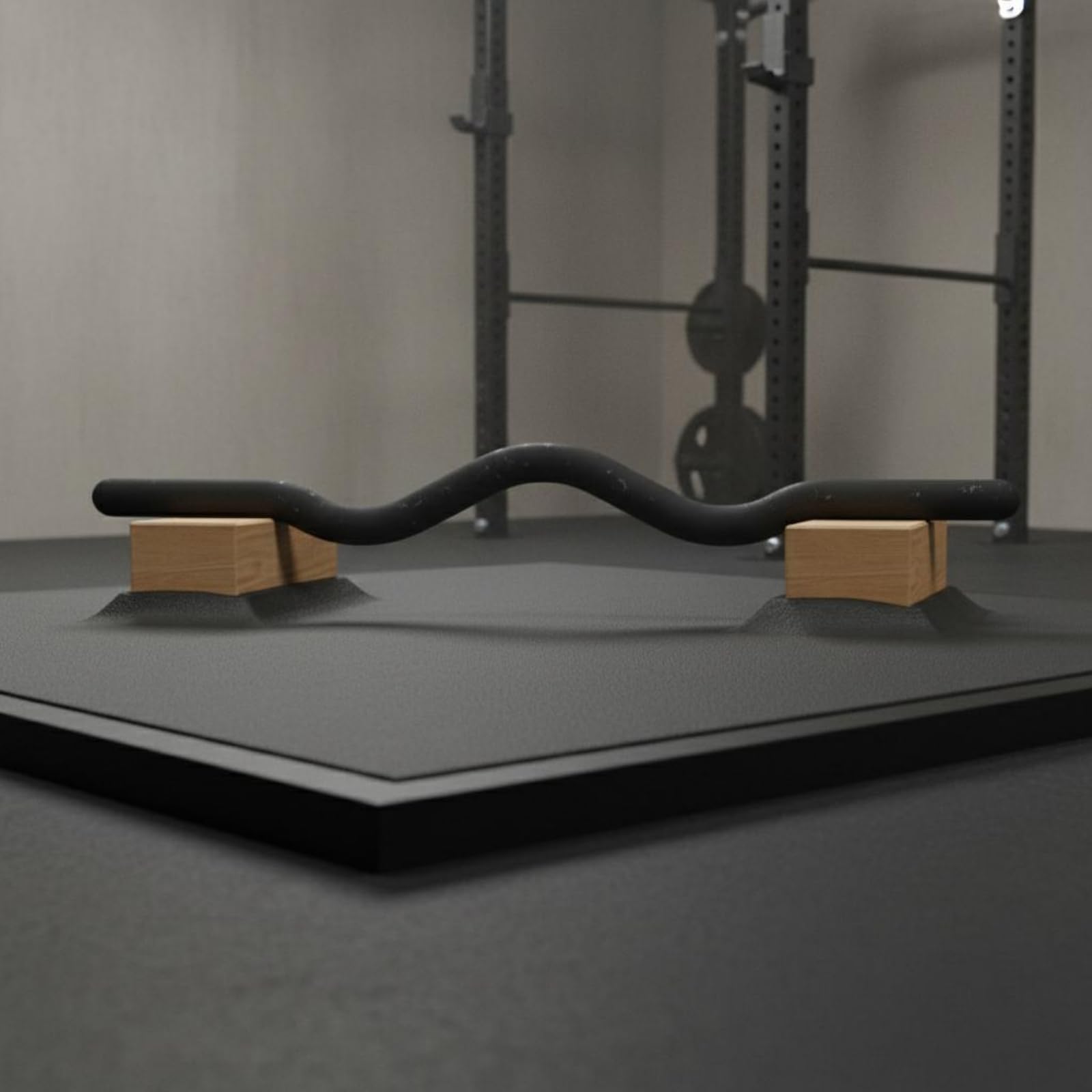 Asta da Stretching Ponderata Leggero Barra Fitness Curva Multifunzionale Barra Pilates per Palestra