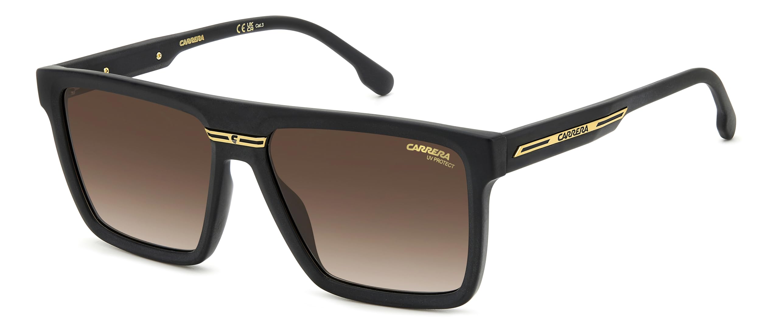 Carrera VICTORY C 03/S MATTE BLACK/BLACK BROWN GREEN ANTIREFLEX 58/16/145 men Sunglasses