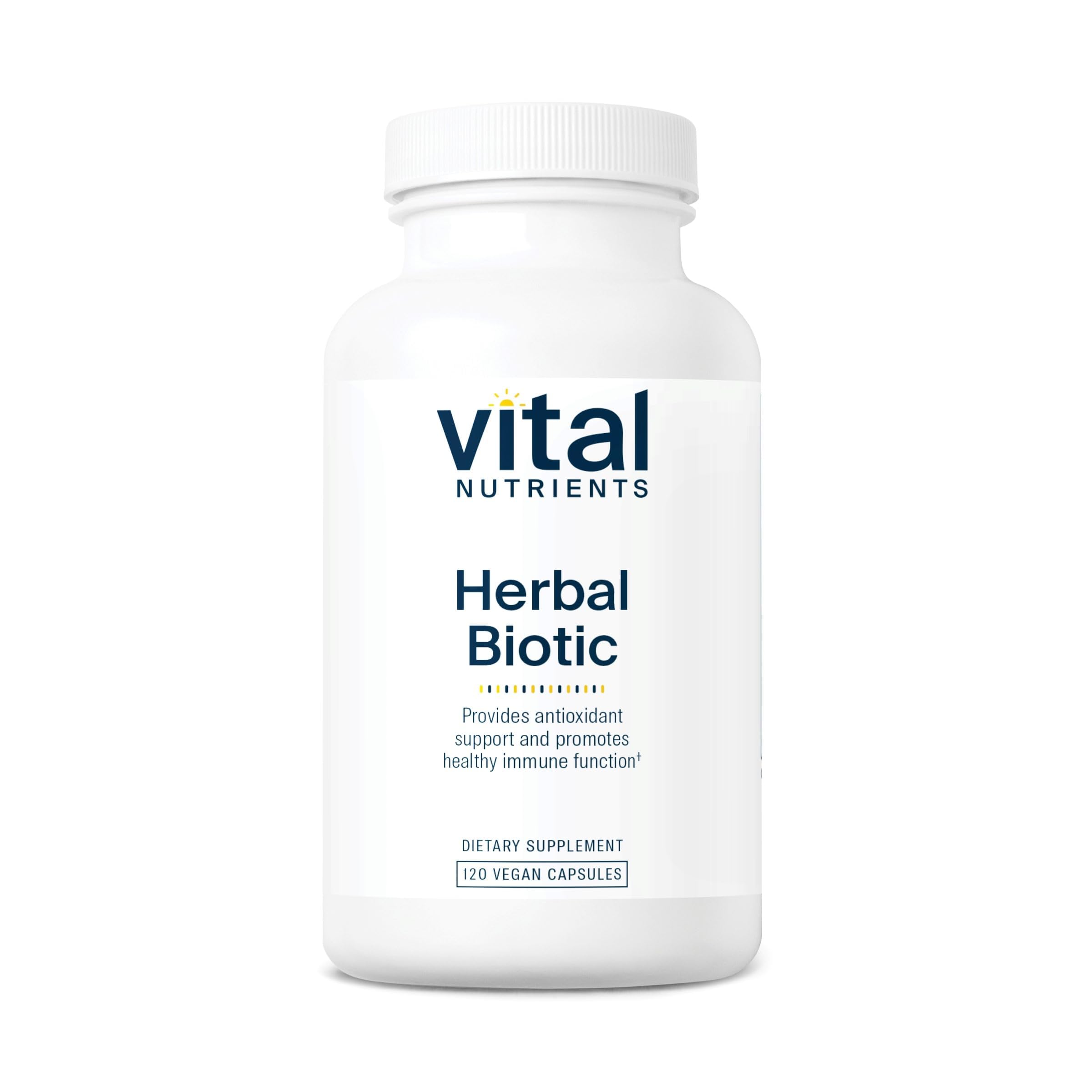 Vital Nutrients Herbal Biotic, 120 Capsules 120 Count (Pack of 1)