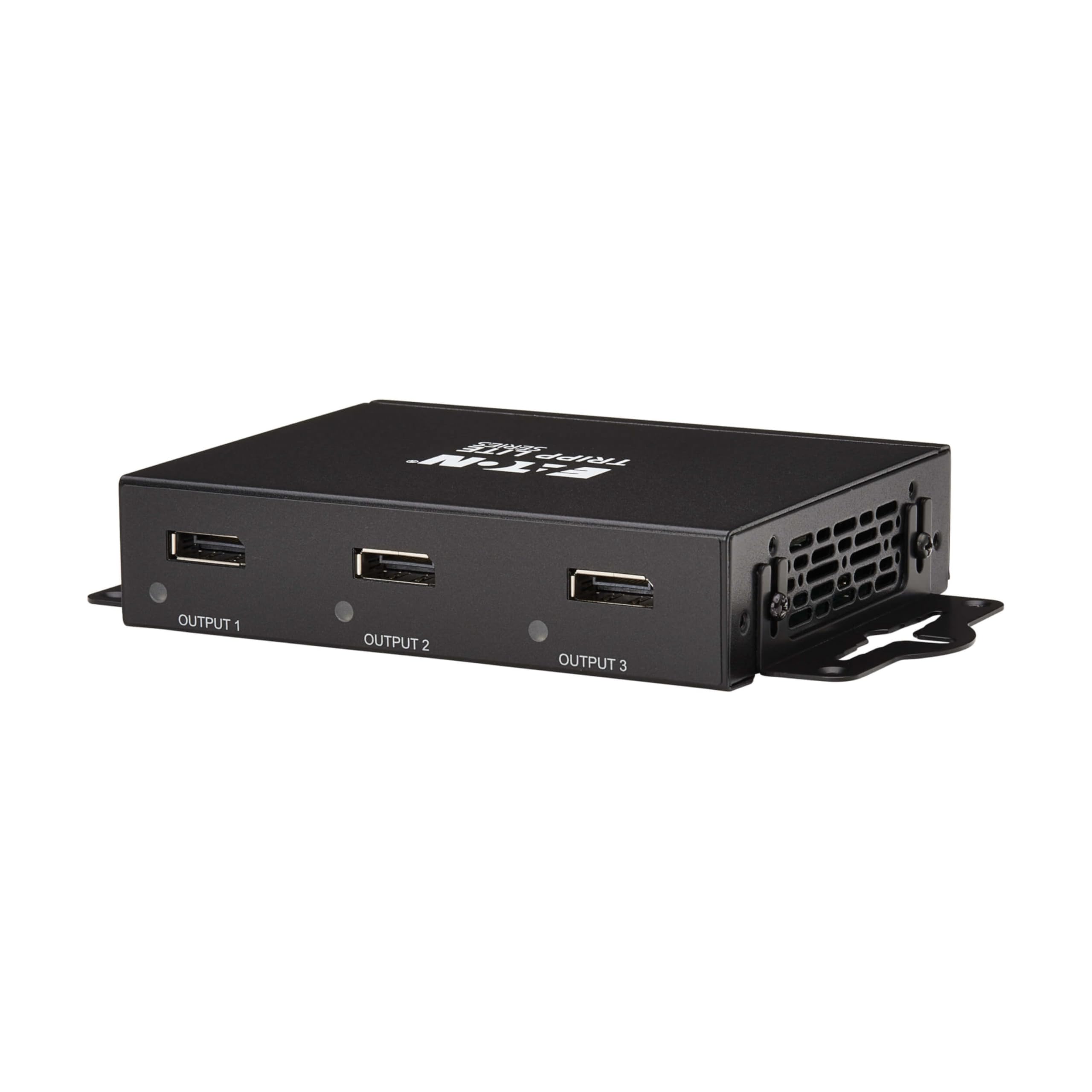 Tripp Lite Splitter DisplayPort serie a 3 porte per 3 monitor, video 4K a 60 Hz, 1 ingresso 3 Out, DP 1.4, hub MST, conforme TAA, plug-and-play, garanzia di 1 anno (B156-003-8K)